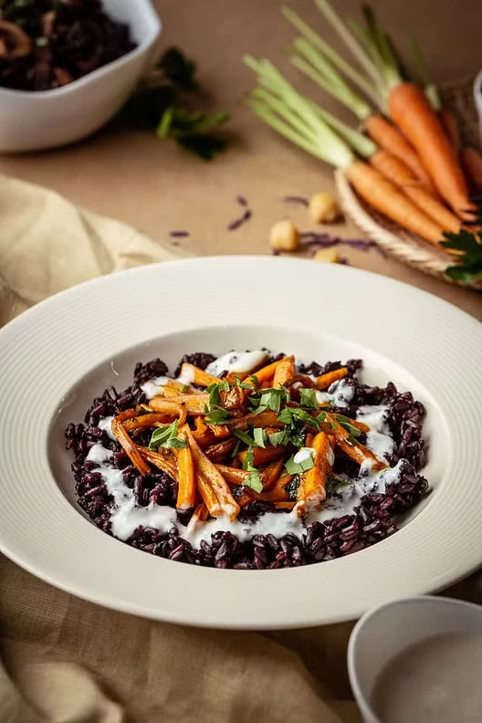 Ready-to-eat Jasberry Rice With Roasted Moroccan Carrots