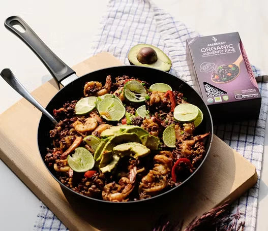 Mexican Shrimp with Jasberry Rice